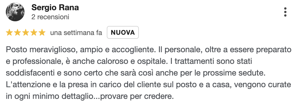 Recensione cliente Beautrì